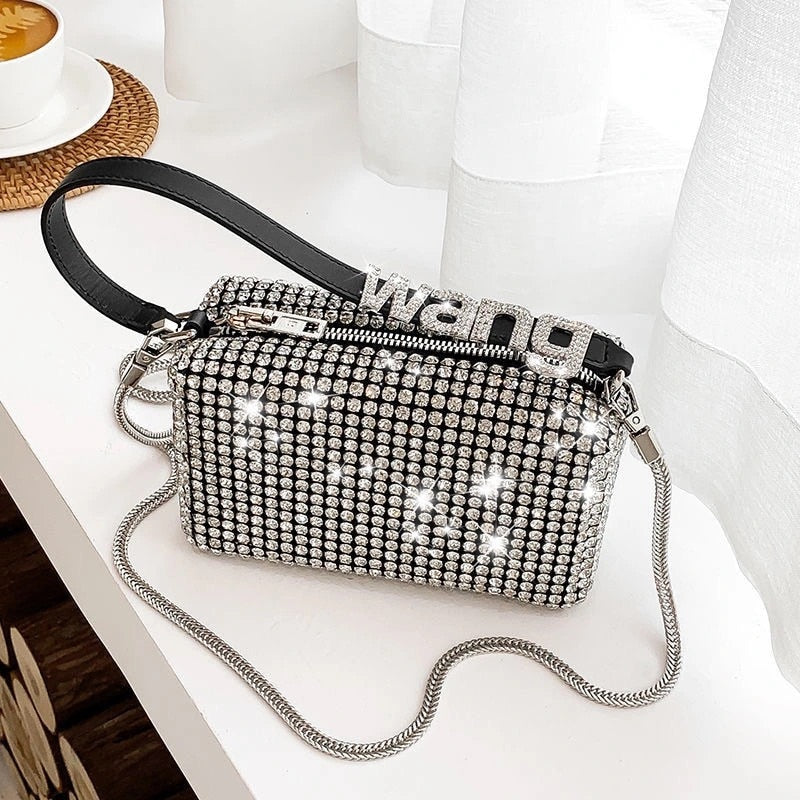 Rhinestone Handbag for Women Bag Diamonds Shoulder Bag