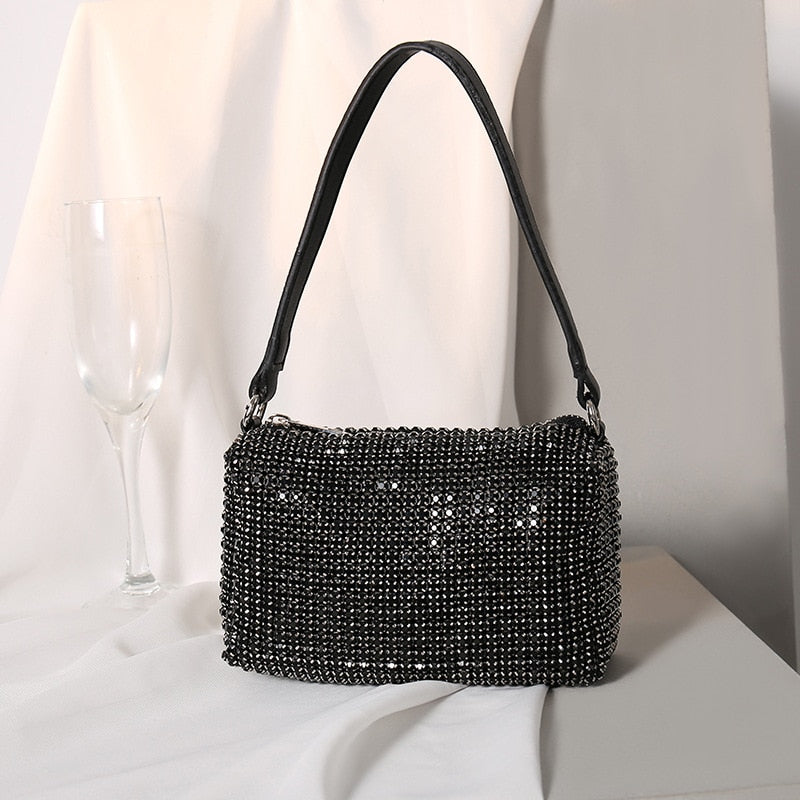 Rhinestone Handbag for Women Bag Diamonds Shoulder Bag