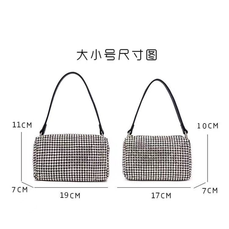 Rhinestone Handbag for Women Bag Diamonds Shoulder Bag