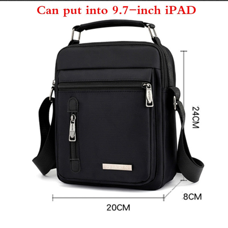 2022 Fashion Men's Bag Nylon Shoulder Bag Small Waterproof