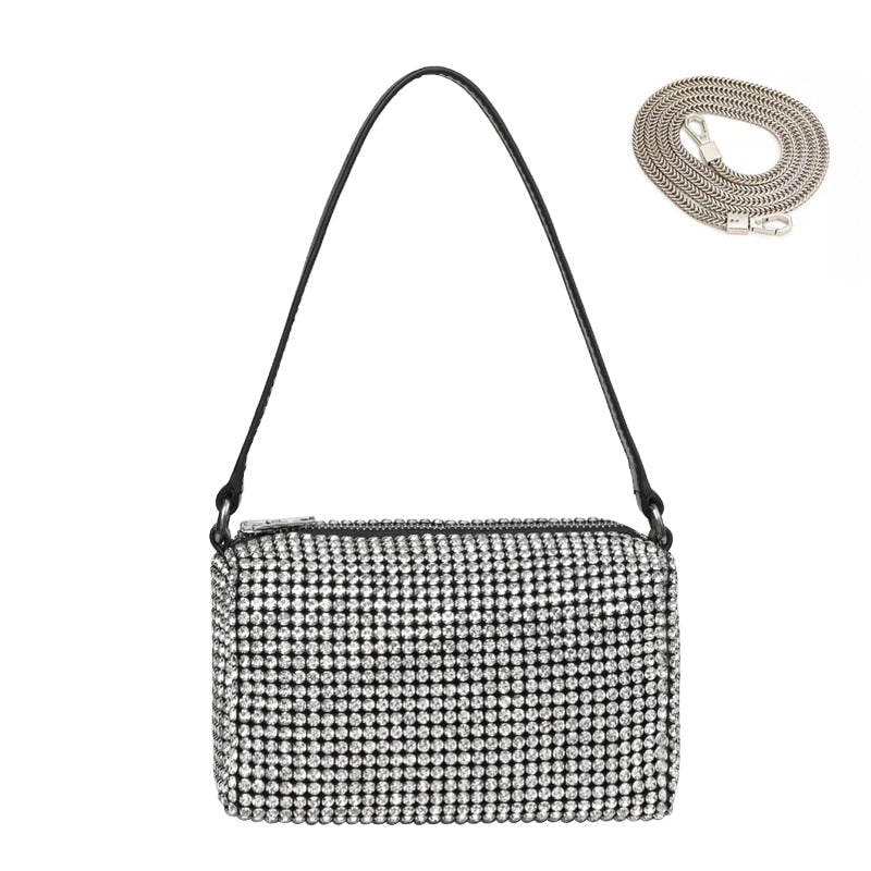 Rhinestone Handbag for Women Bag Diamonds Shoulder Bag
