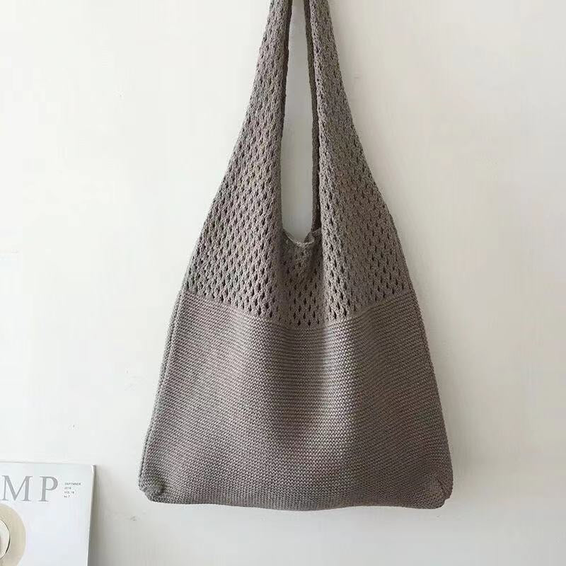 Knitted HandBag For Women Beach Hobo Bag Casual Lightweight