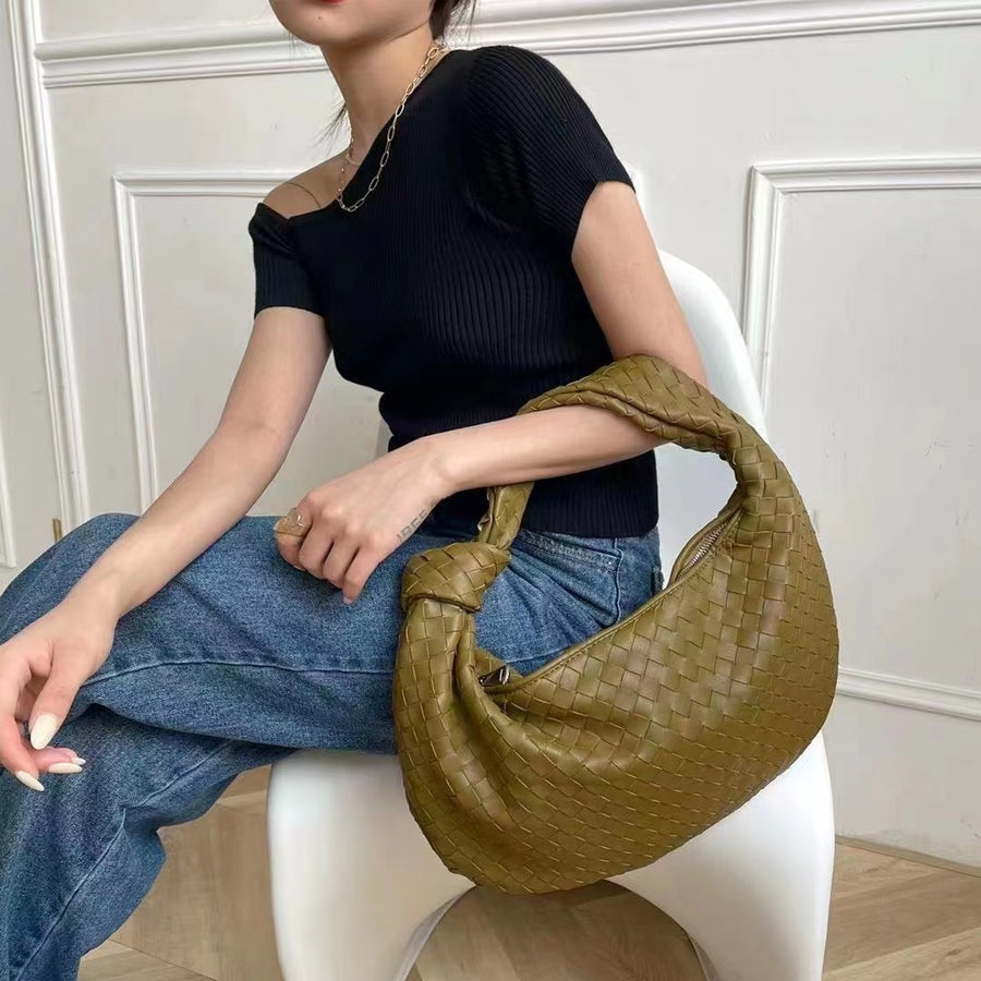 2022 Fashion Woven Bag Luxury Designer Handbag