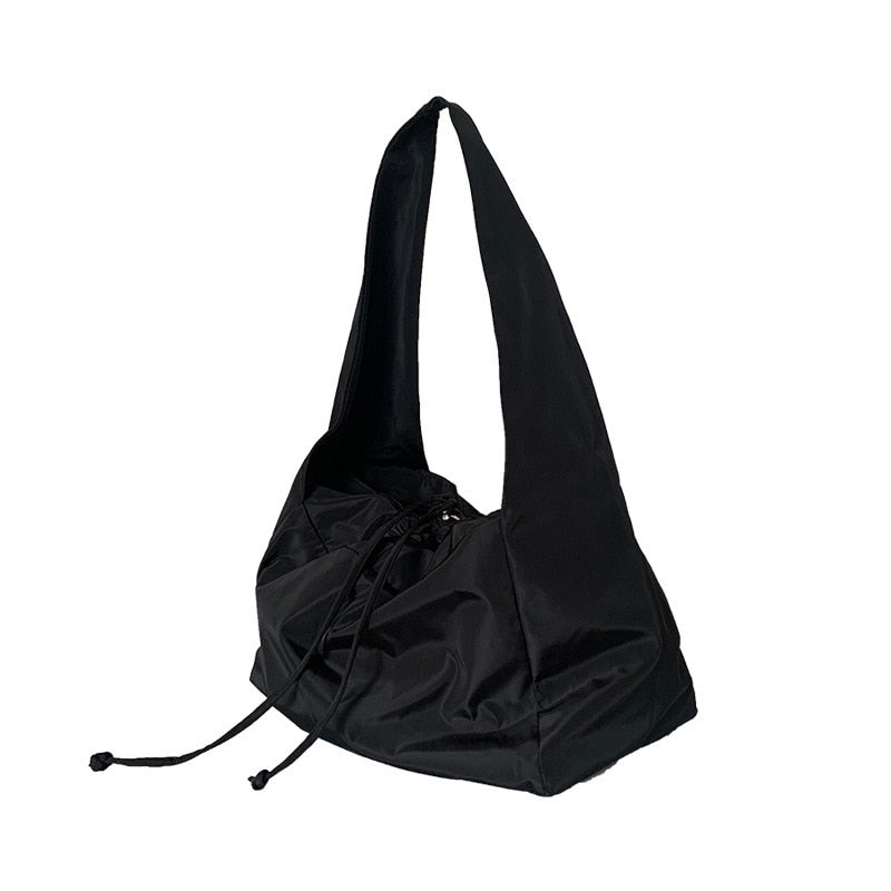 Women Bag New Nylon Bucket Fashion Solid Zipper